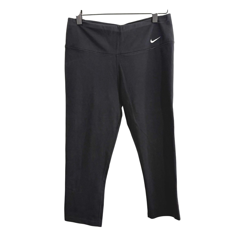 Nike Legend 2.0 Tight Fit Capri Leggings Black Medium Activewear Gym Workout
